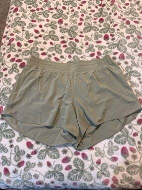 lululemon athletica Olive Green Running Shorts